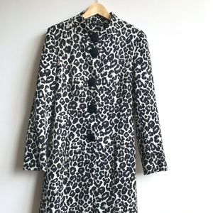 LE CHATEAU Animal Print Spring Coat - Size Small